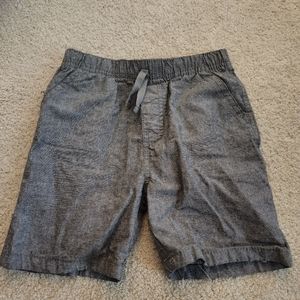 Gray Lightweight Linen Shorts